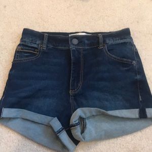 Garage jean denim shorts